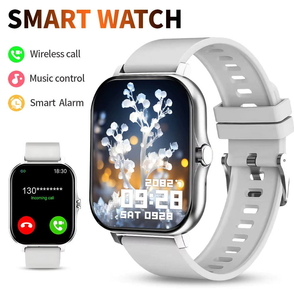 G.L Wear Smartwatch with 1.83-Inch HD Display, Bluetooth Calling, and Heart Rate Activity Tracking - Ideal Gift for Men and Women