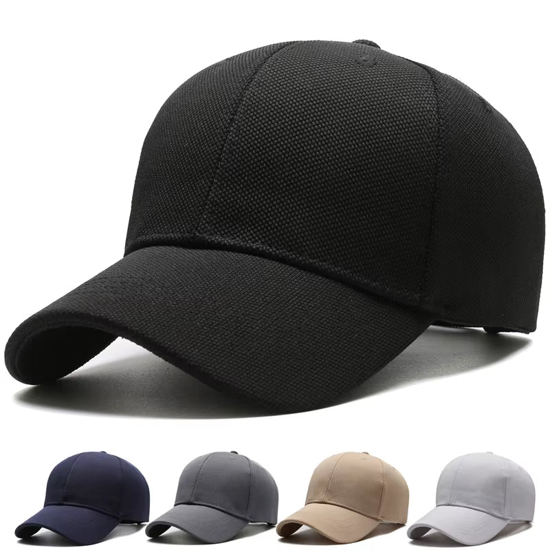 Pineapple Print Lightweight Baseball Cap for Men and Women, Minimalist Design with Extended Size for Larger Head Circumference