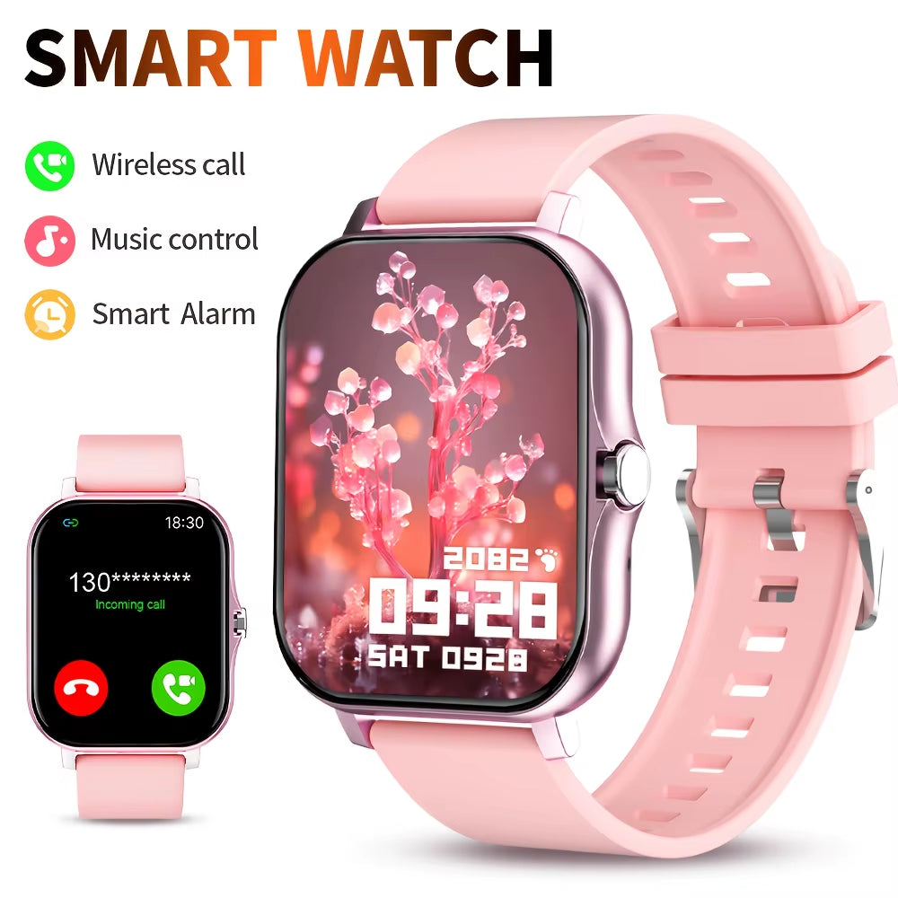 G.L Wear Smartwatch with 1.83-Inch HD Display, Bluetooth Calling, and Heart Rate Activity Tracking - Ideal Gift for Men and Women