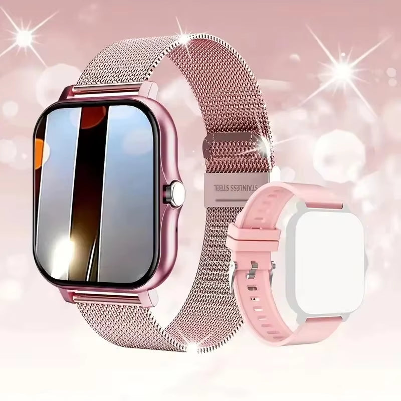 G.L Wear Smartwatch with 1.83-Inch HD Display, Bluetooth Calling, and Heart Rate Activity Tracking - Ideal Gift for Men and Women