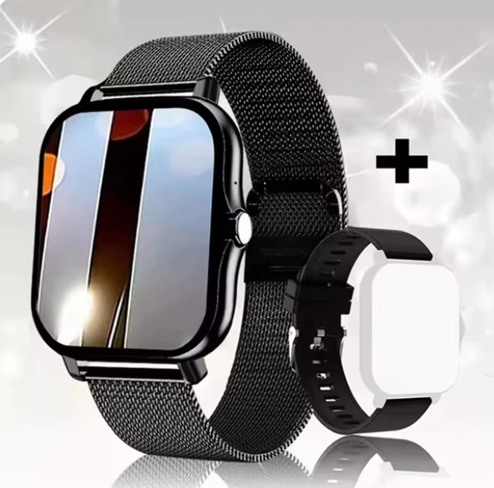 G.L Wear Smartwatch with 1.83-Inch HD Display, Bluetooth Calling, and Heart Rate Activity Tracking - Ideal Gift for Men and Women